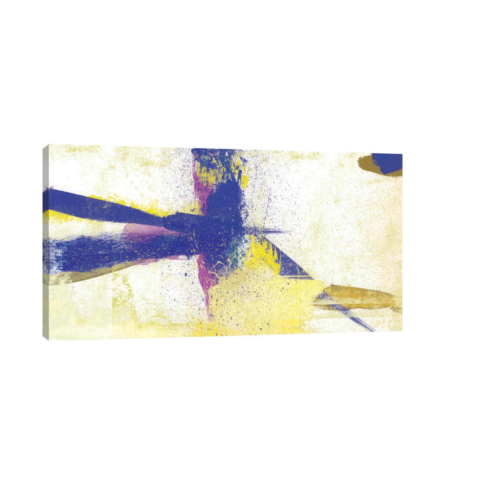 Umetnička slika Plava dinamika na platnu - NS Canvas Shop