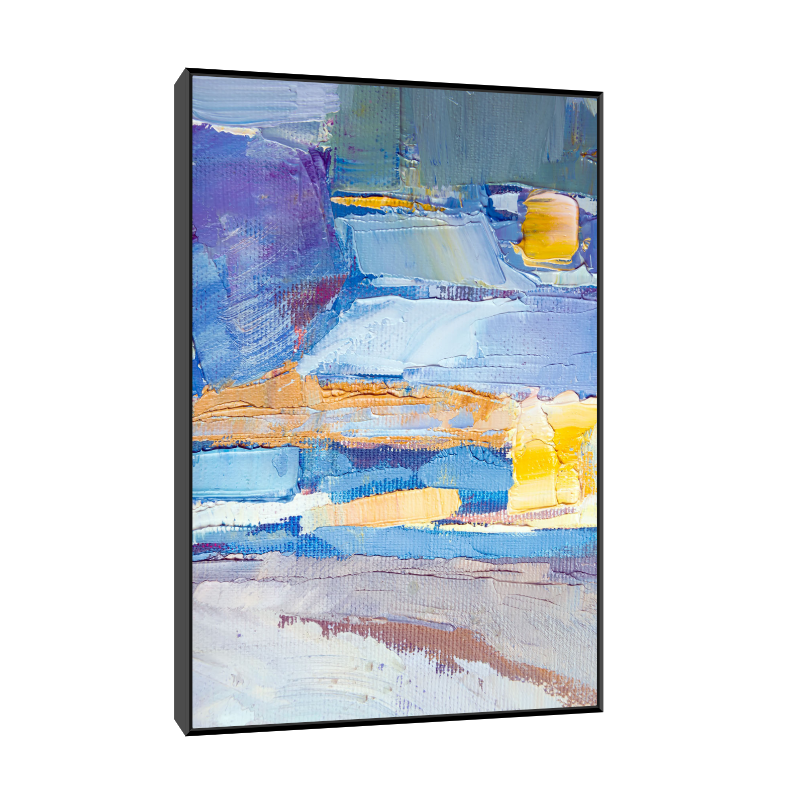Umetnička slika Plava harmonija na platnu - NS Canvas Shop