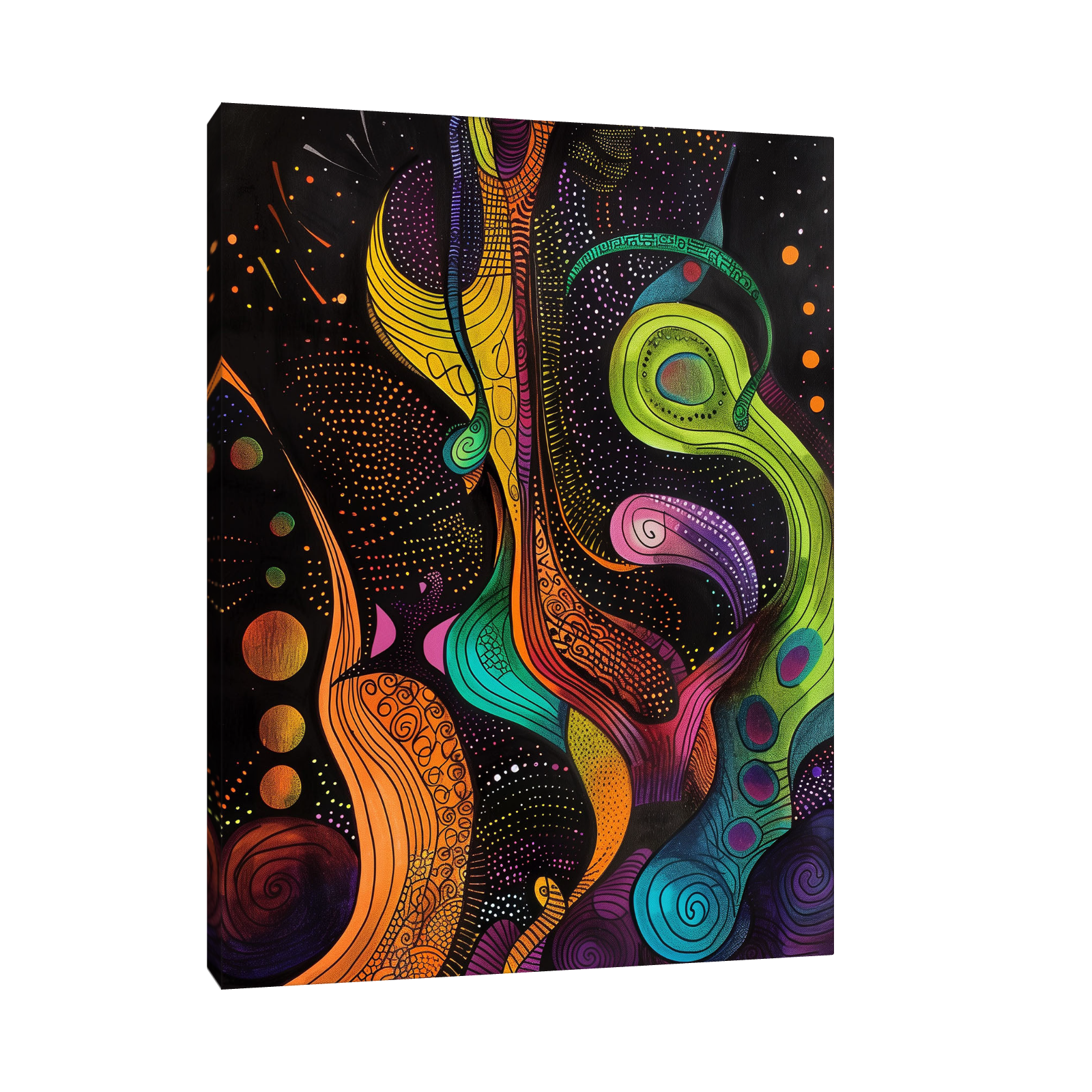 Umetnička slika Ples cvetova na platnu - NS Canvas Shop