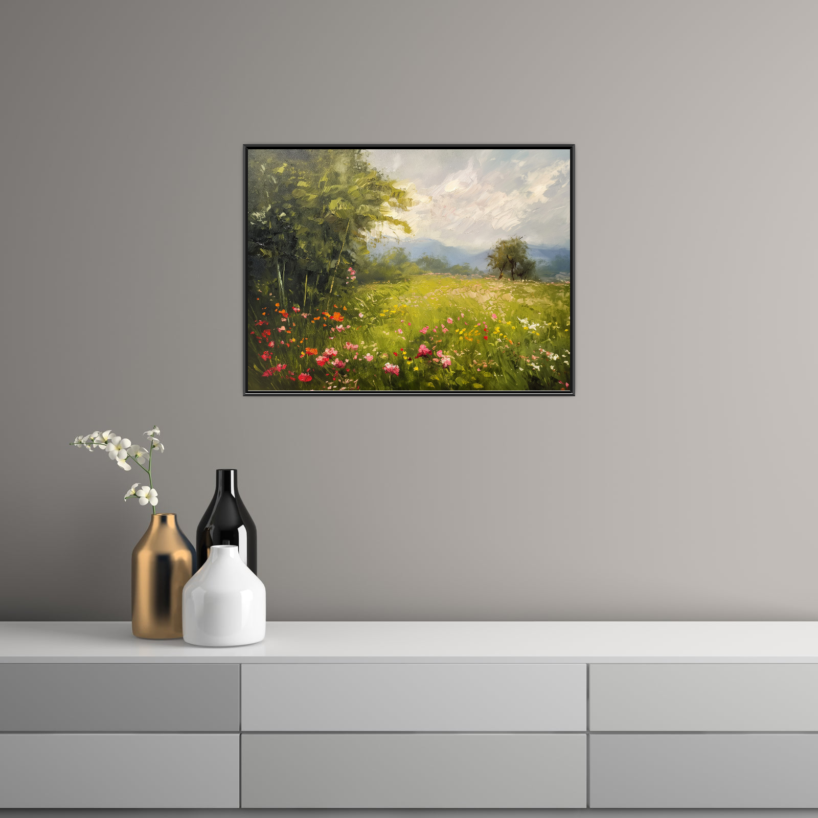 Umetnička slika Poljana na platnu - NS Canvas Shop