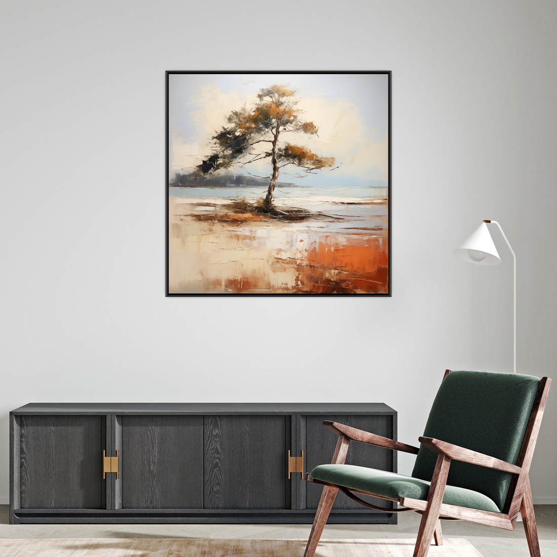 Umetnička slika Pored Dunava na platnu - NS Canvas Shop