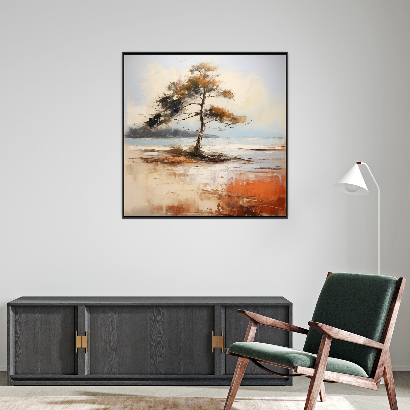 Umetnička slika Pored Dunava na platnu - NS Canvas Shop