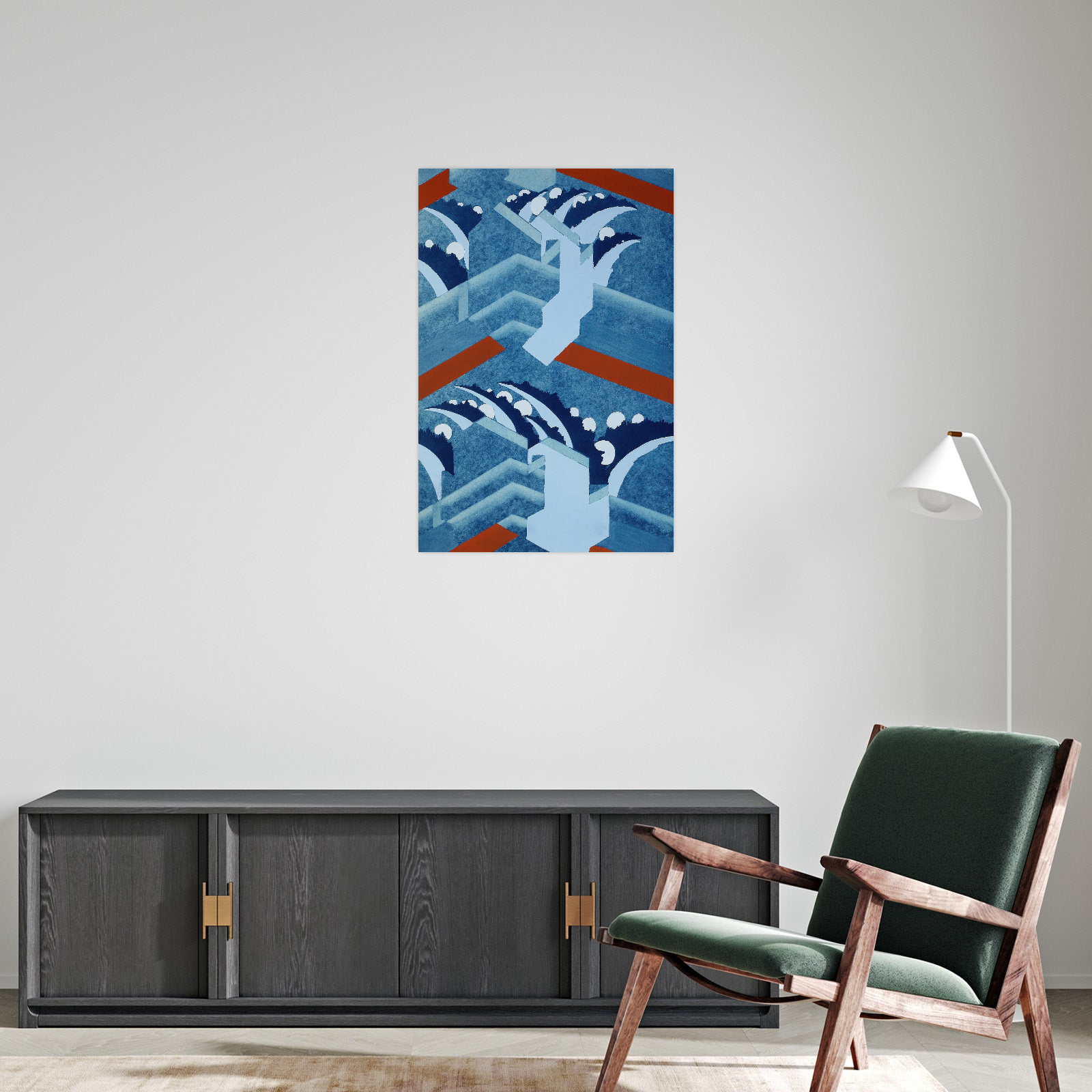 Umetnička slika Prismes-36, Emile-Allain Séguy na platnu - NS Canvas Shop