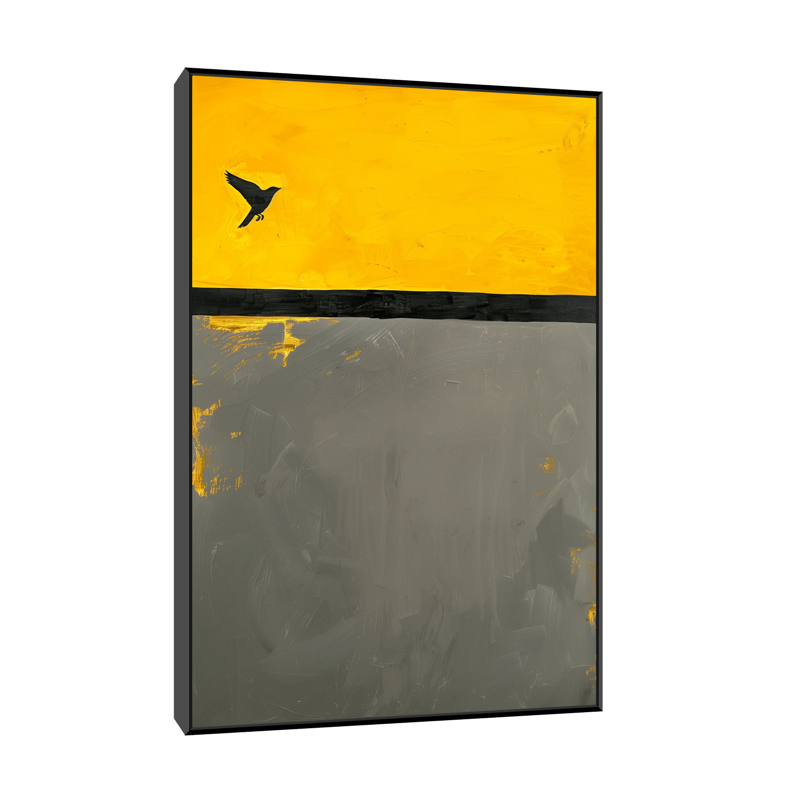 Umetnička slika Ptica na platnu - NS Canvas Shop