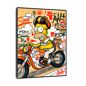 Racing Homer – Pop Art Moto Edition