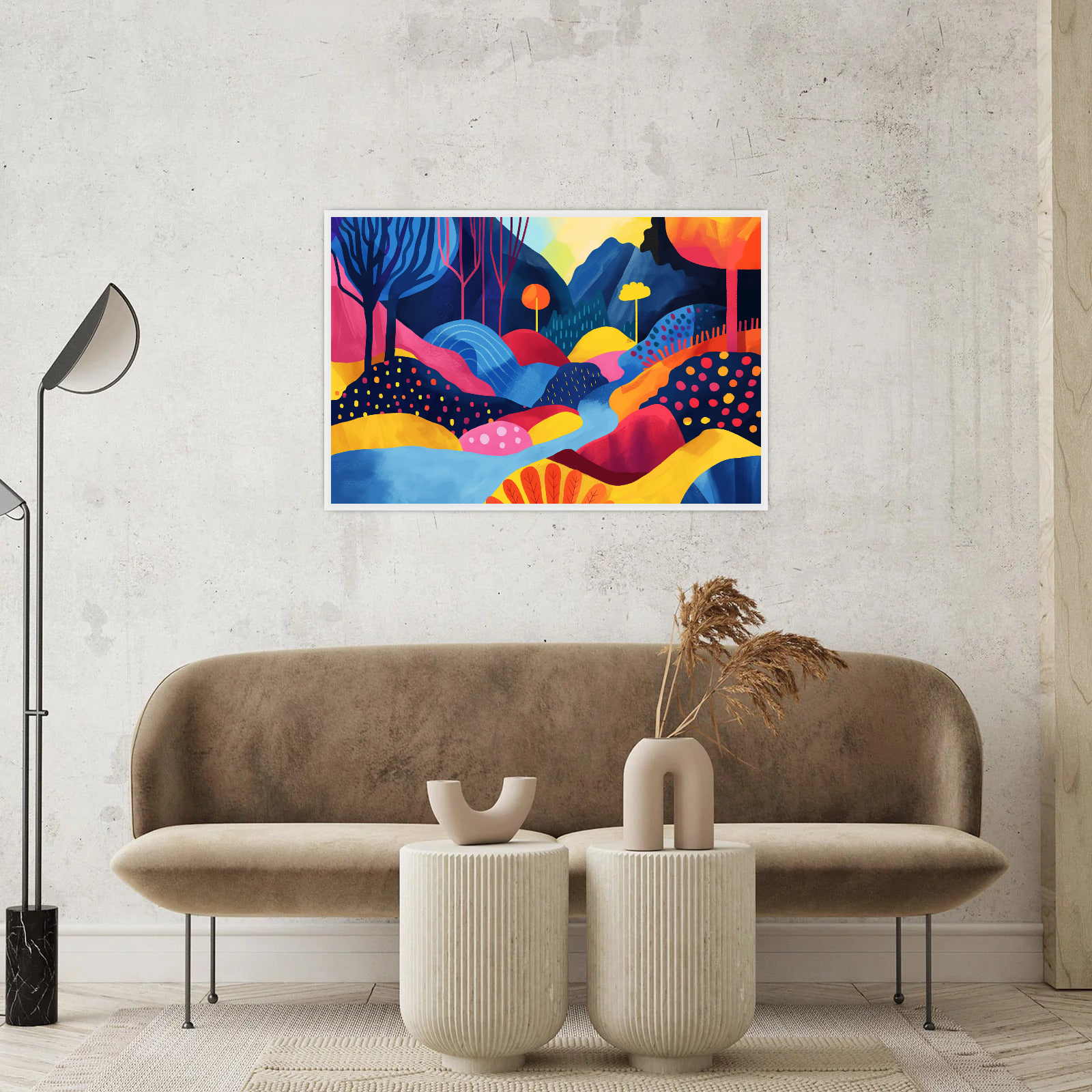 Umetnička slika Rapsodija na platnu - NS Canvas Shop