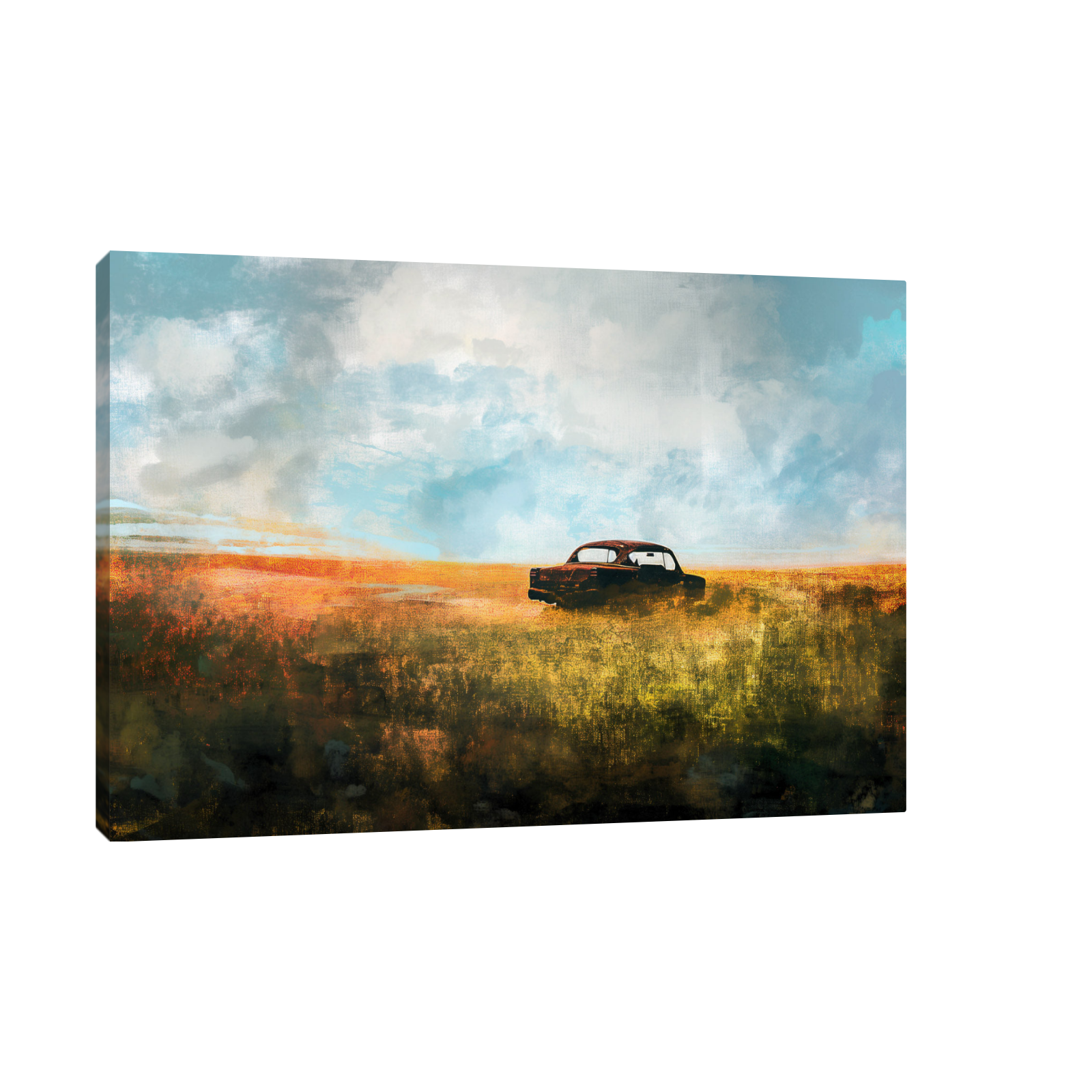 Umetnička slika Ravnica na platnu - NS Canvas Shop