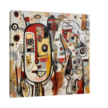 Umetnička slika Razlivene Misli I na platnu - NS Canvas Shop