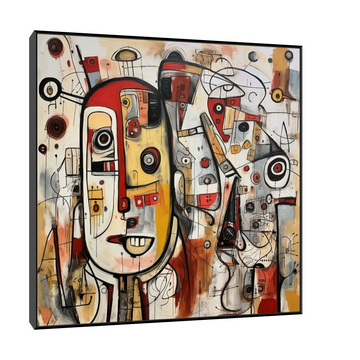 Umetnička slika Razlivene Misli I na platnu - NS Canvas Shop