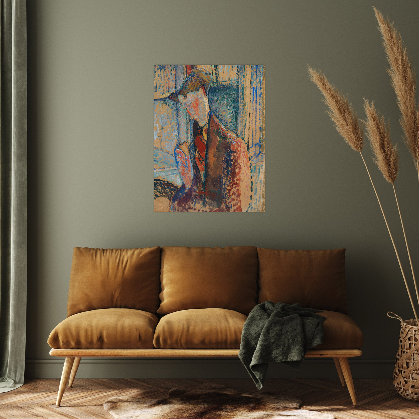Umetnička slika Reverie, Amedeo Modigliani na platnu - NS Canvas Shop