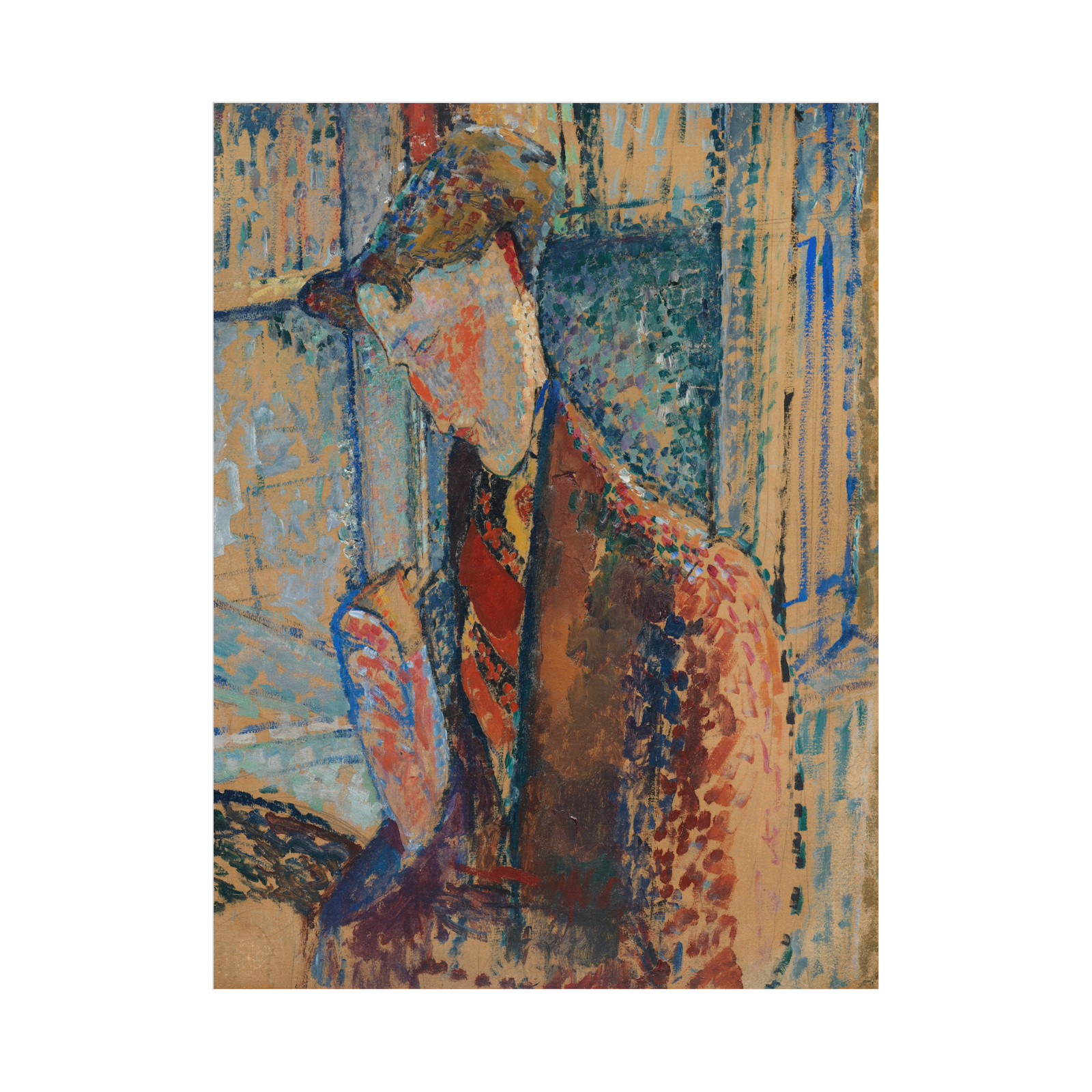 Umetnička slika Reverie, Amedeo Modigliani na platnu - NS Canvas Shop