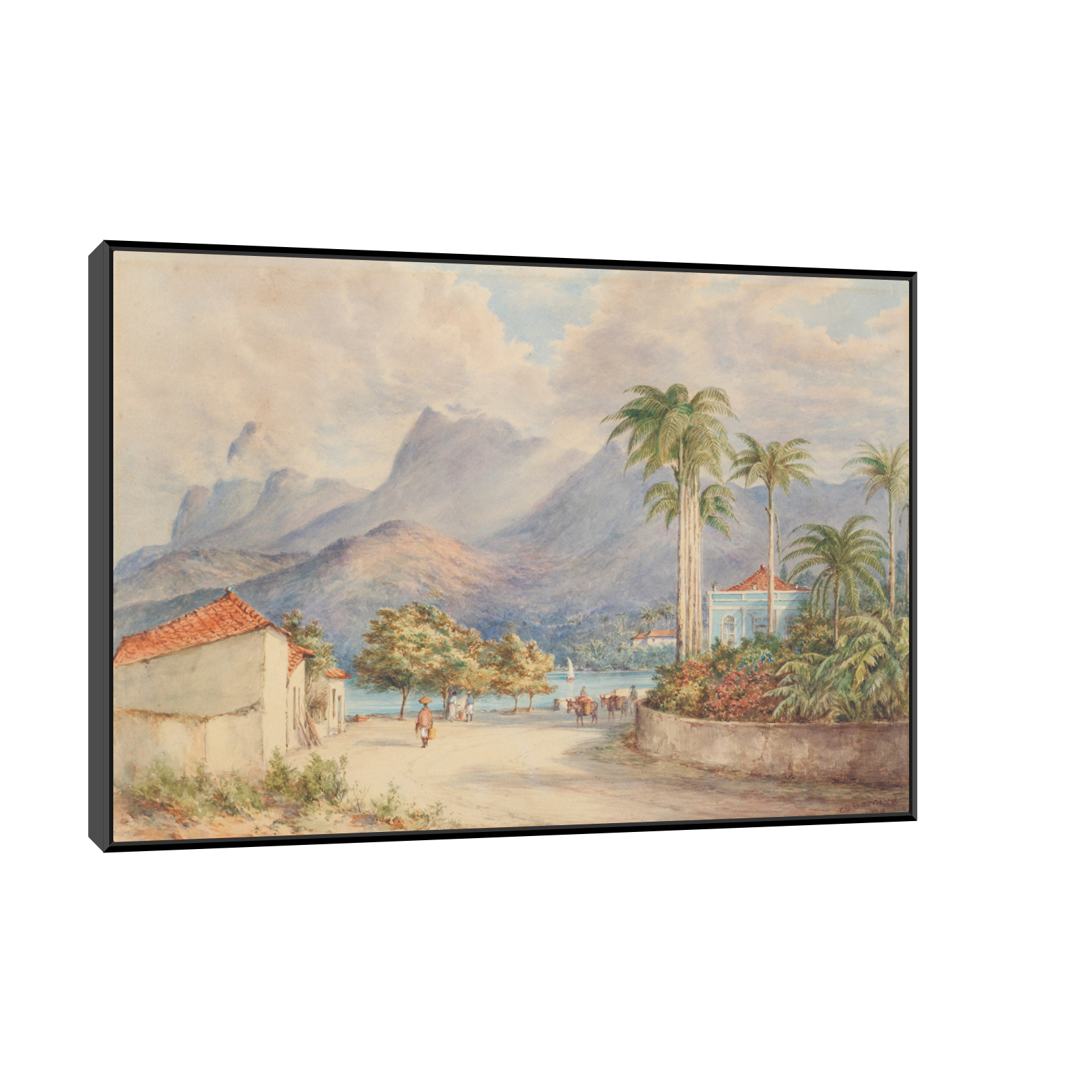 Umetnička slika Rio de Janeiro, Charles Decimus Barraud na platnu - NS Canvas Shop
