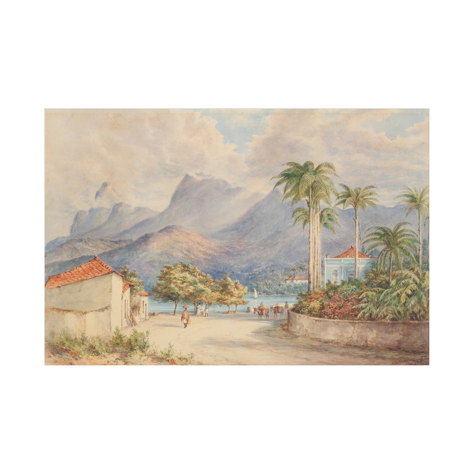 Umetnička slika Rio de Janeiro, Charles Decimus Barraud na platnu - NS Canvas Shop