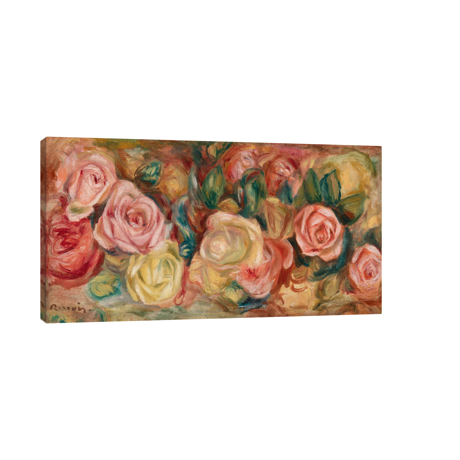 Umetnička slika Roses, Pierre-Auguste Renoir na platnu - NS Canvas Shop