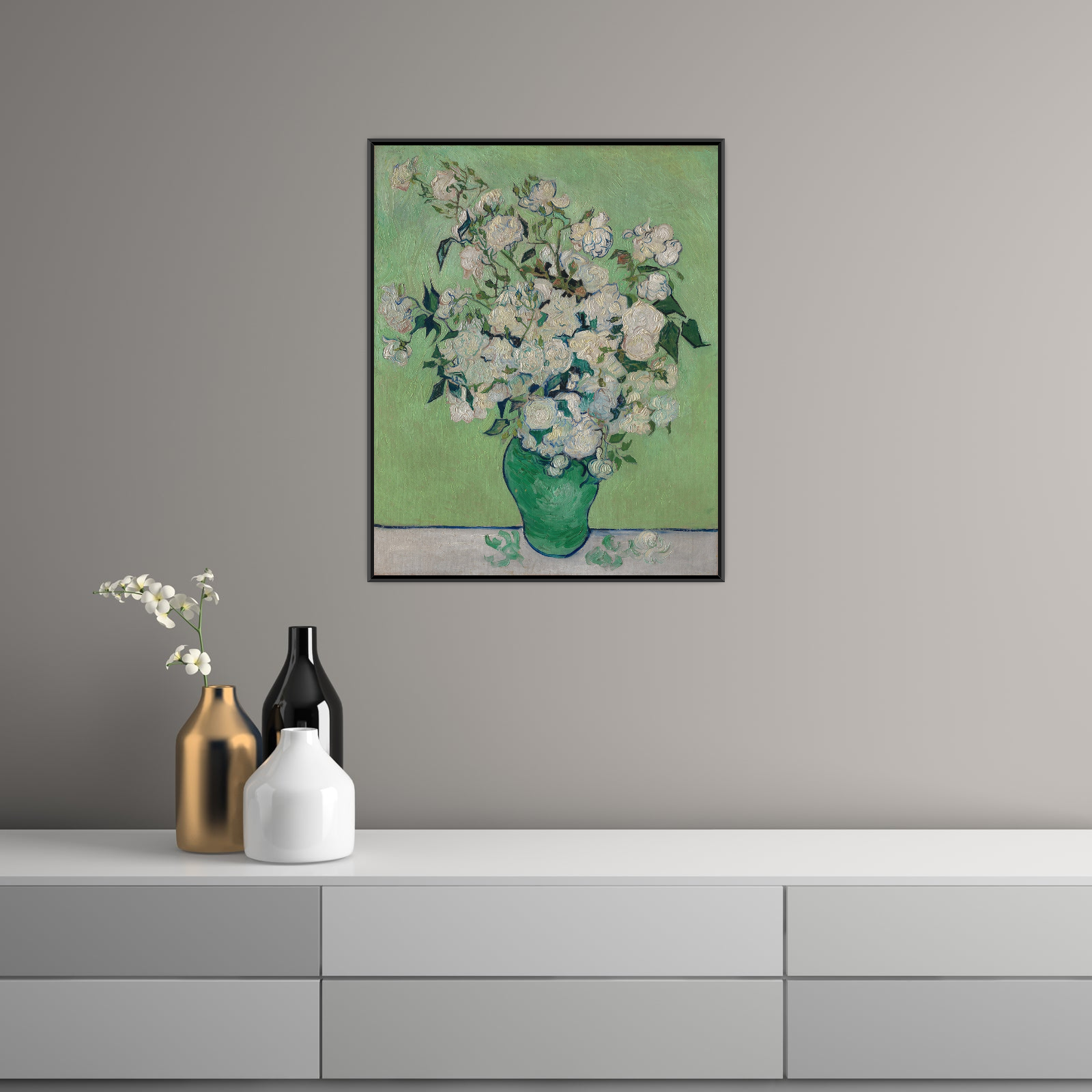 Umetnička slika Roses, Vincent van Gogh na platnu - NS Canvas Shop