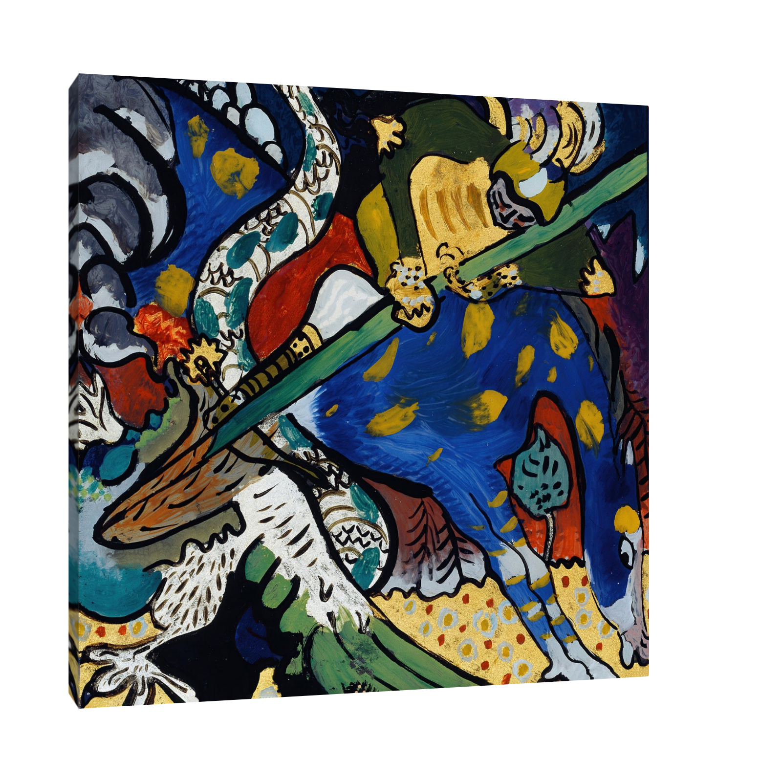 Umetnička slika Saint George I, Wassily Kandinsky na platnu - NS Canvas Shop
