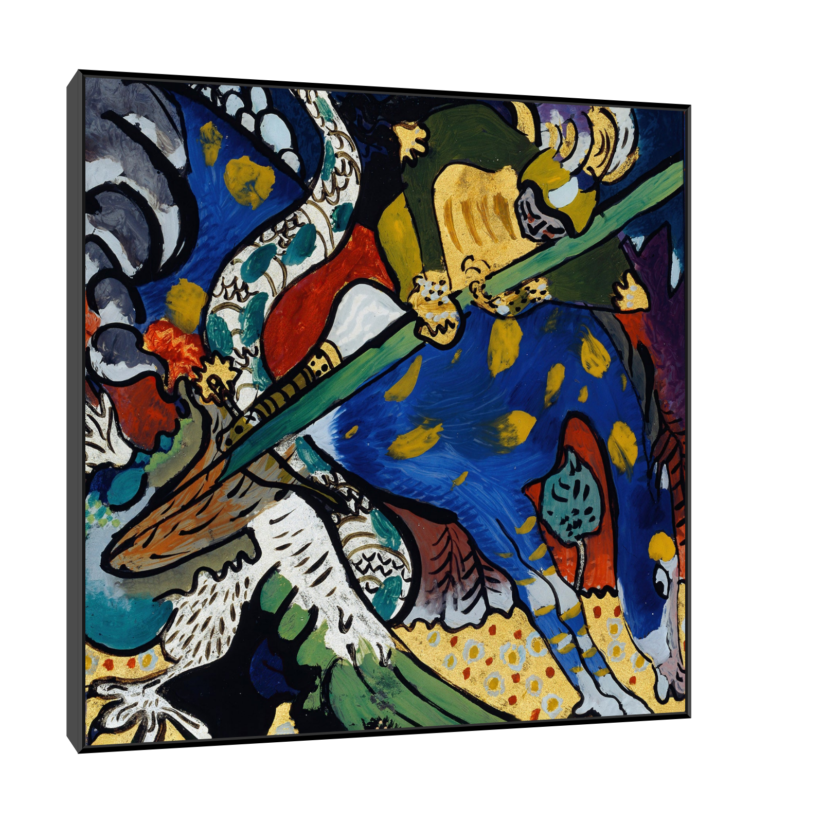 Umetnička slika Saint George I, Wassily Kandinsky na platnu - NS Canvas Shop