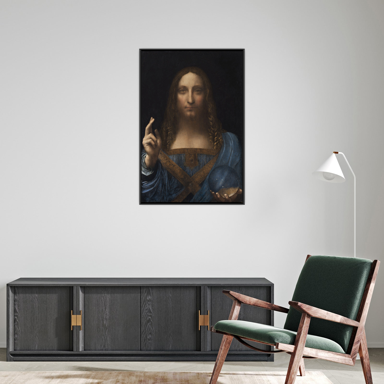 Umetnička slika Salvator Mundi, Leonardo da Vinci na platnu - NS Canvas Shop