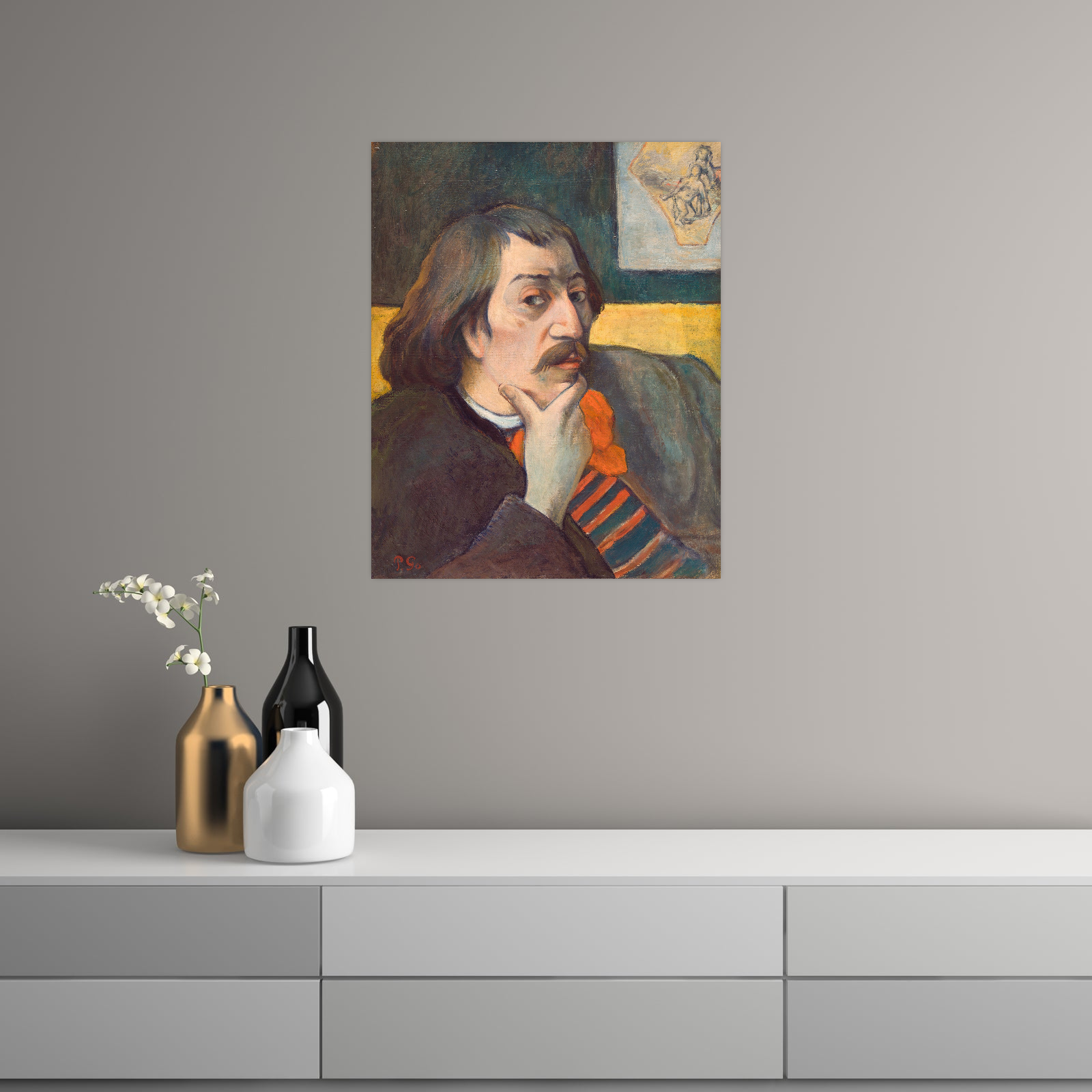 Umetnička slika Self Portrait, Paul Gauguin na platnu - NS Canvas Shop