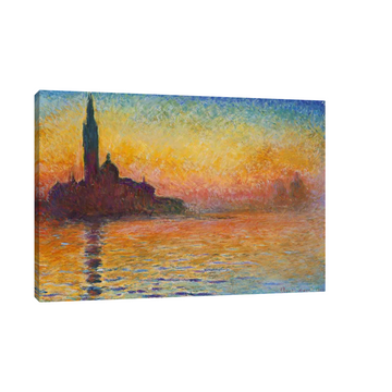 Sunset In Venice-Claude Monet