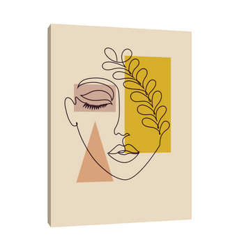 Umetnička slika Skriveni Lik na platnu - NS Canvas Shop