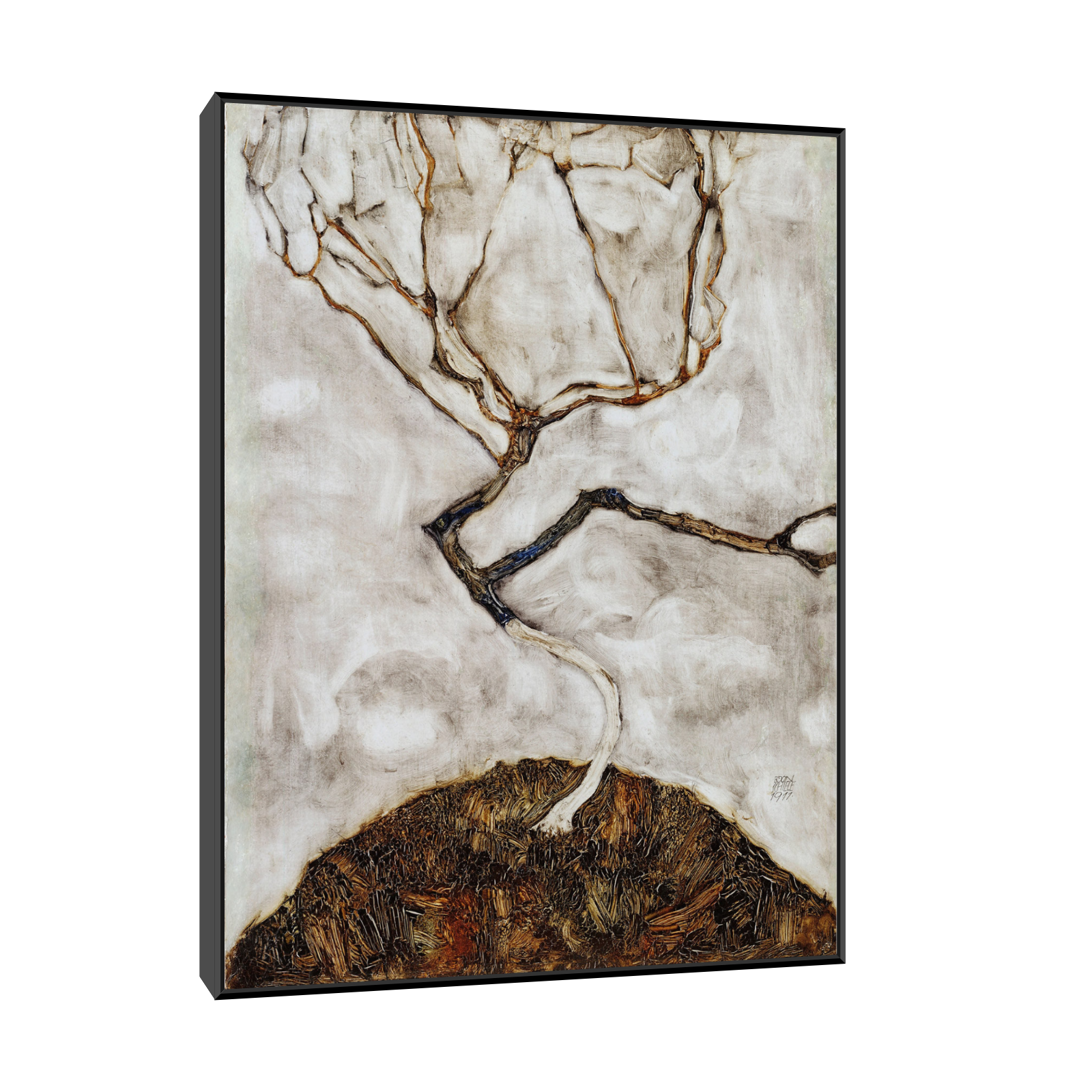 Umetnička slika Small Tree in Late Autumn, Egon Schiele na platnu - NS Canvas Shop