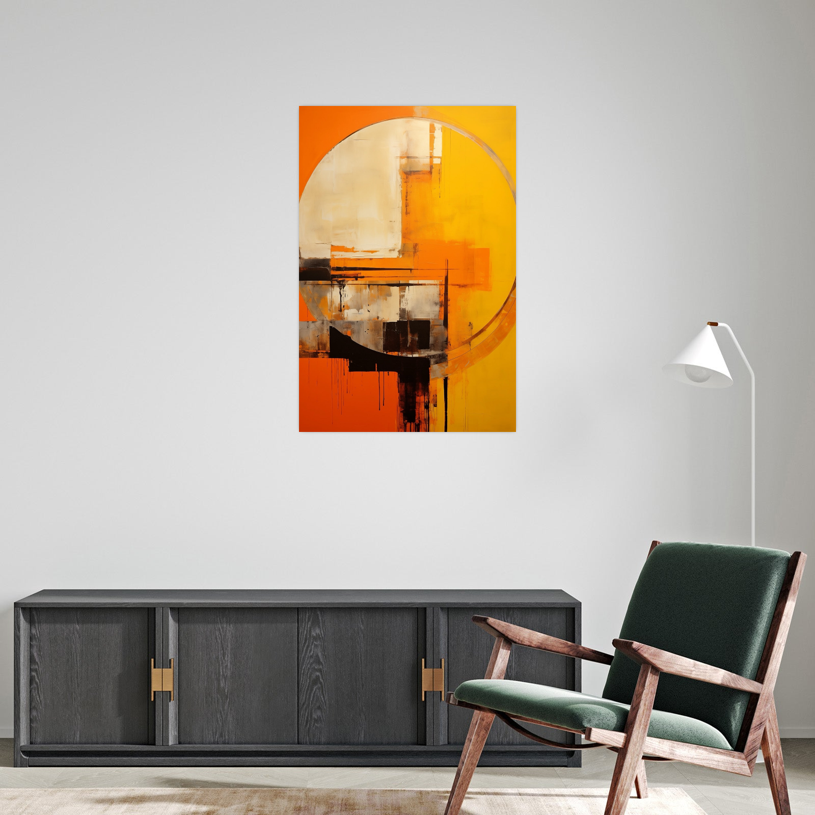 Umetnička slika Spokojstvo u haosu 2 na platnu - NS Canvas Shop