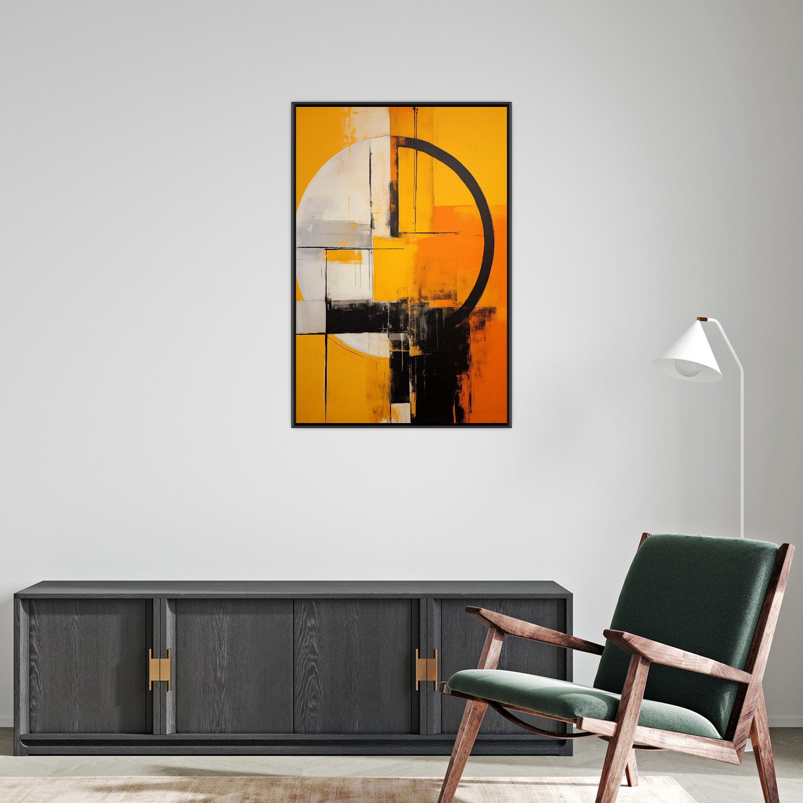 Umetnička slika Spokojstvo u haosu 3 na platnu - NS Canvas Shop