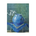 Umetnička slika Still Life of a Moneyplant Branch in Blue Vase, Egon Schiele na platnu - NS Canvas Shop