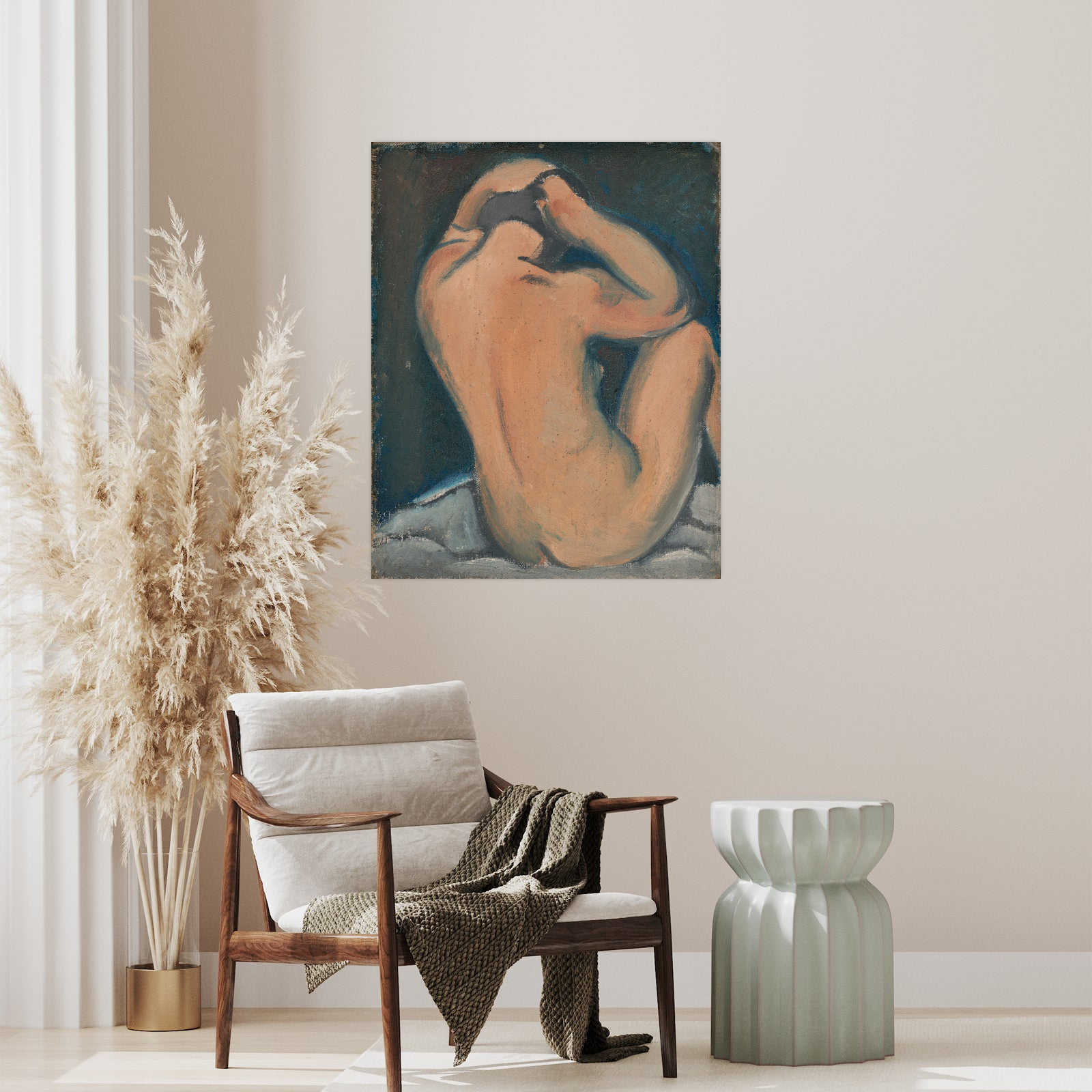 Umetnička slika Study of a Nude, Mikulas Galanda na platnu - NS Canvas Shop