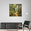 Umetnička slika Šumski put na platnu - NS Canvas Shop