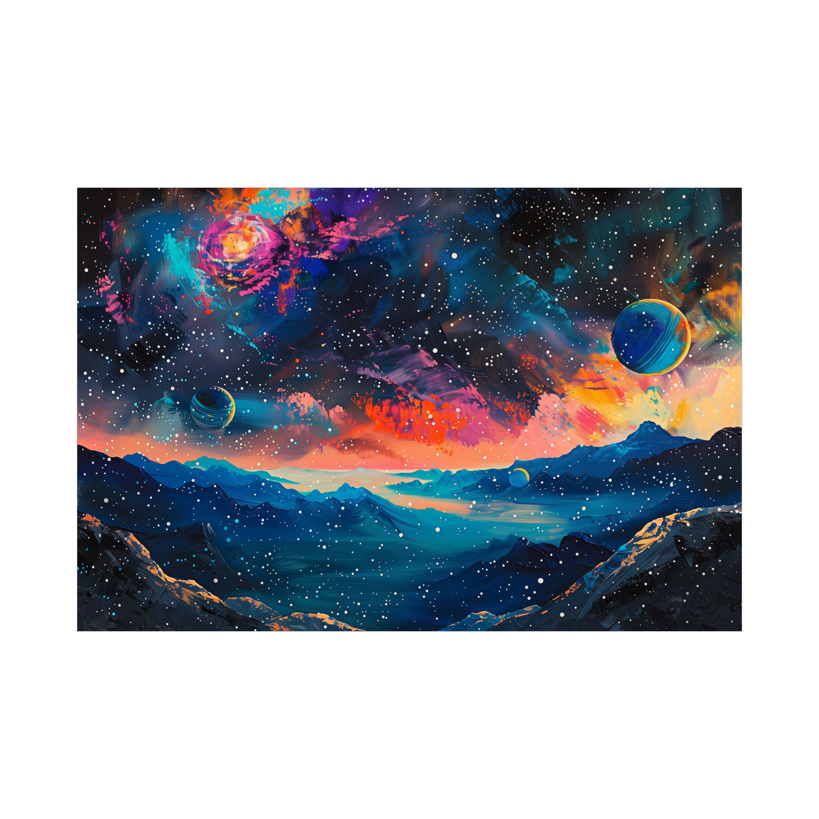 Umetnička slika Svemir na platnu - NS Canvas Shop