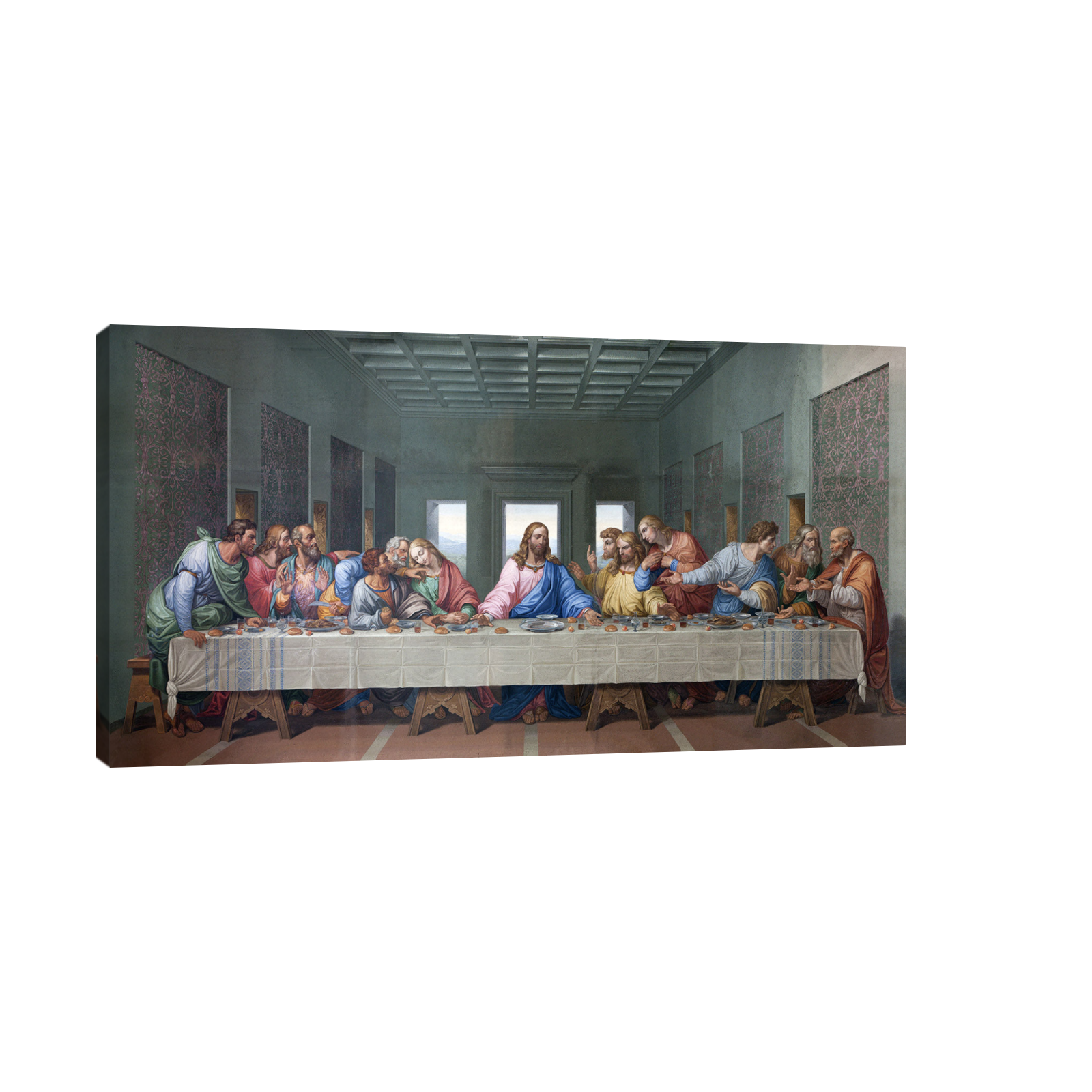 Umetnička slika Tajna večera, Leonardo da Vinci na platnu - NS Canvas Shop
