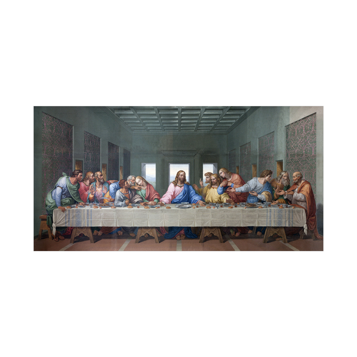 Umetnička slika Tajna večera, Leonardo da Vinci na platnu - NS Canvas Shop