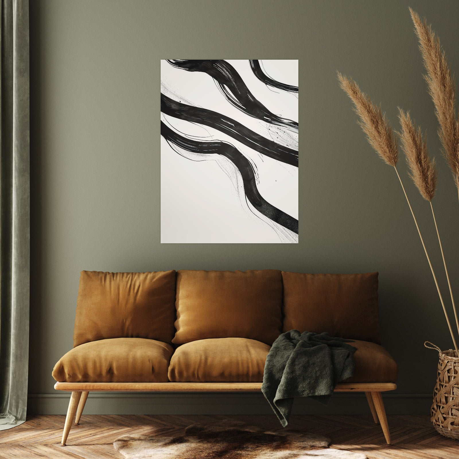 Umetnička slika Talasi na platnu - NS Canvas Shop