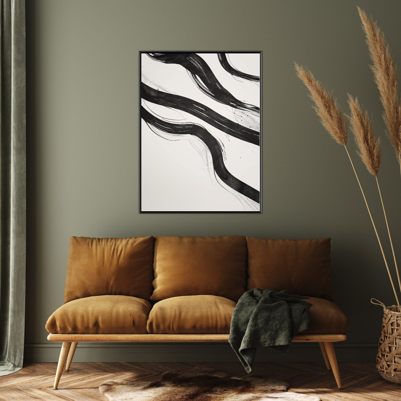 Umetnička slika Talasi na platnu - NS Canvas Shop