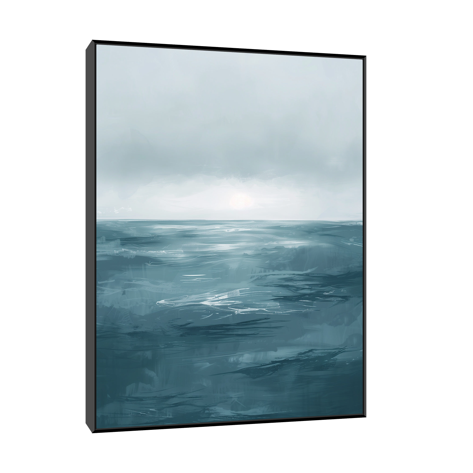 Umetnička slika Talasi i horizont na platnu - NS Canvas Shop