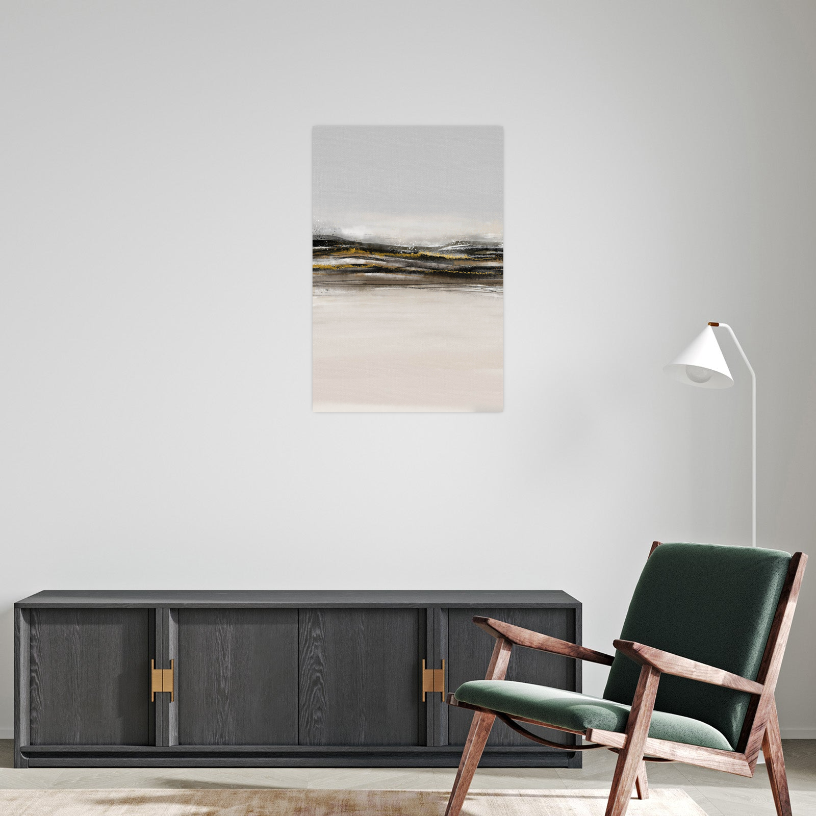 Umetnička slika Talasne vibracije na platnu - NS Canvas Shop