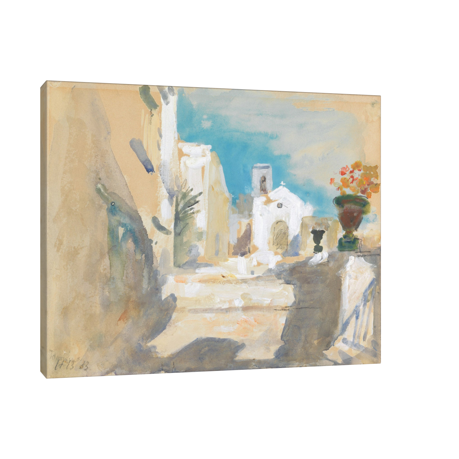 Umetnička slika Taormina, Hercules Brabazon Brabazon na platnu - NS Canvas Shop