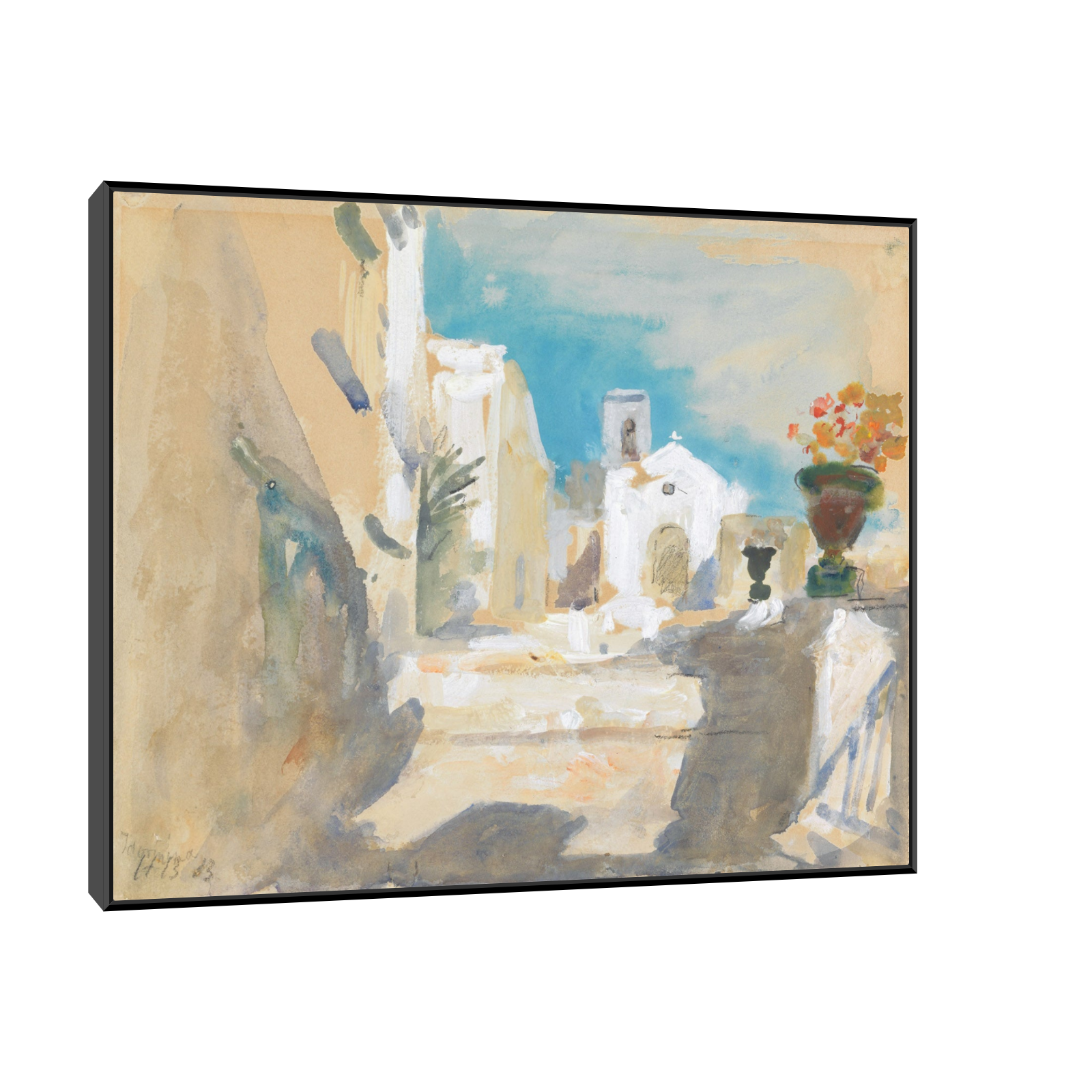 Umetnička slika Taormina, Hercules Brabazon Brabazon na platnu - NS Canvas Shop