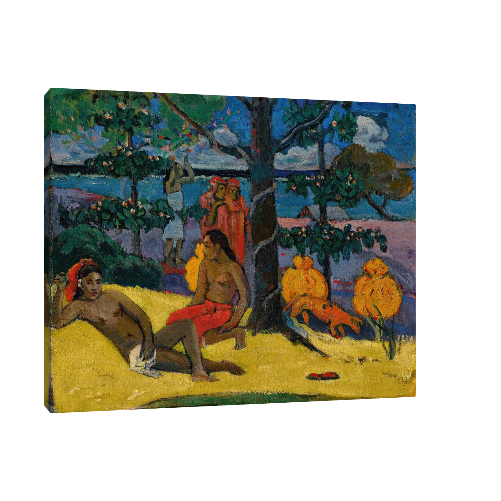 Umetnička slika Te Arii Vahine – La Femme Aux Mangos (II), Paul Gauguin na platnu - NS Canvas Shop