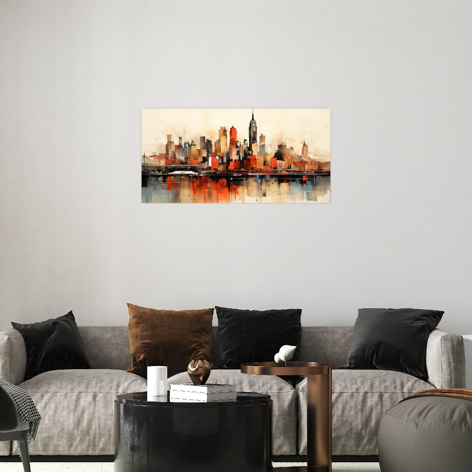 Umetnička slika The City na platnu - NS Canvas Shop