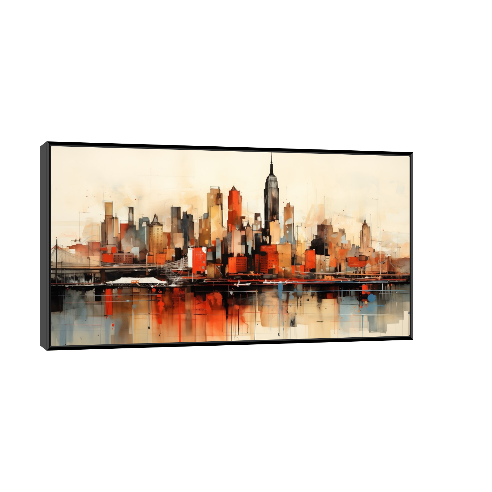 Umetnička slika The City na platnu - NS Canvas Shop