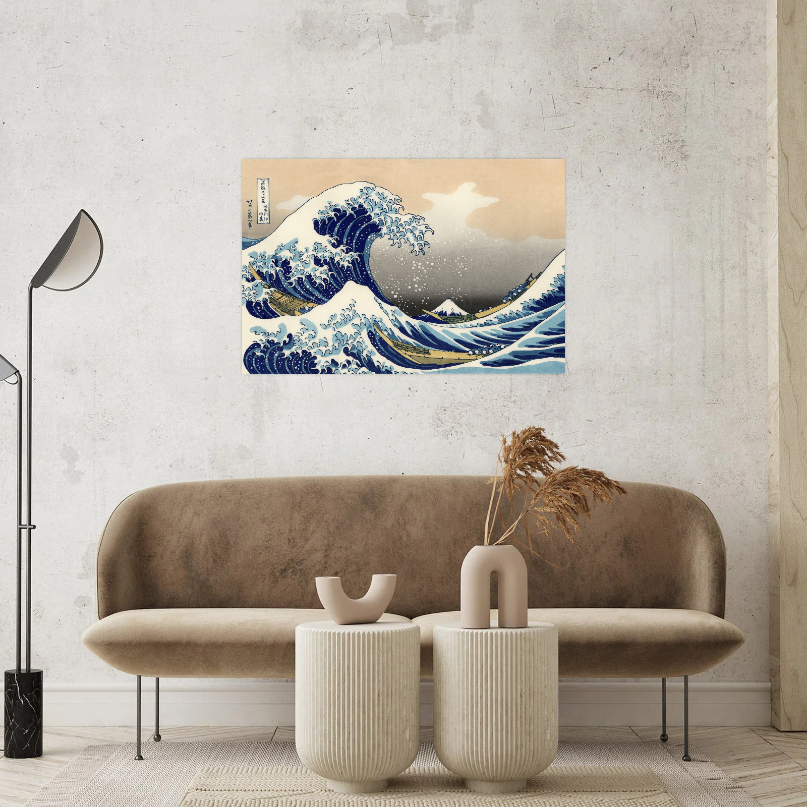 Umetnička slika The Great Wave off Kanagawa, Hokusai na platnu - NS Canvas Shop