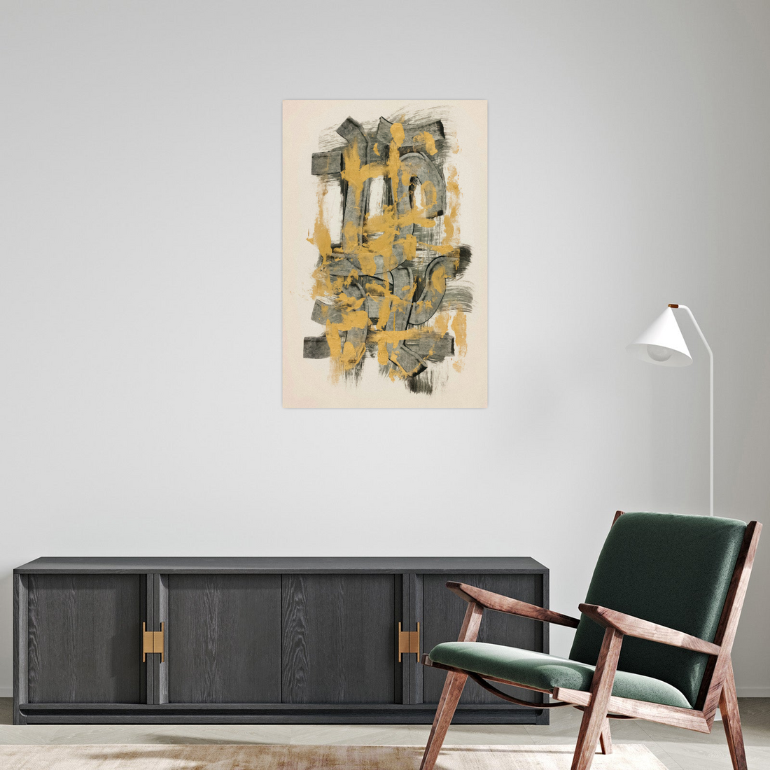 Umetnička slika Apstraktni motiv, Ulo Sooster na platnu - NS Canvas Shop