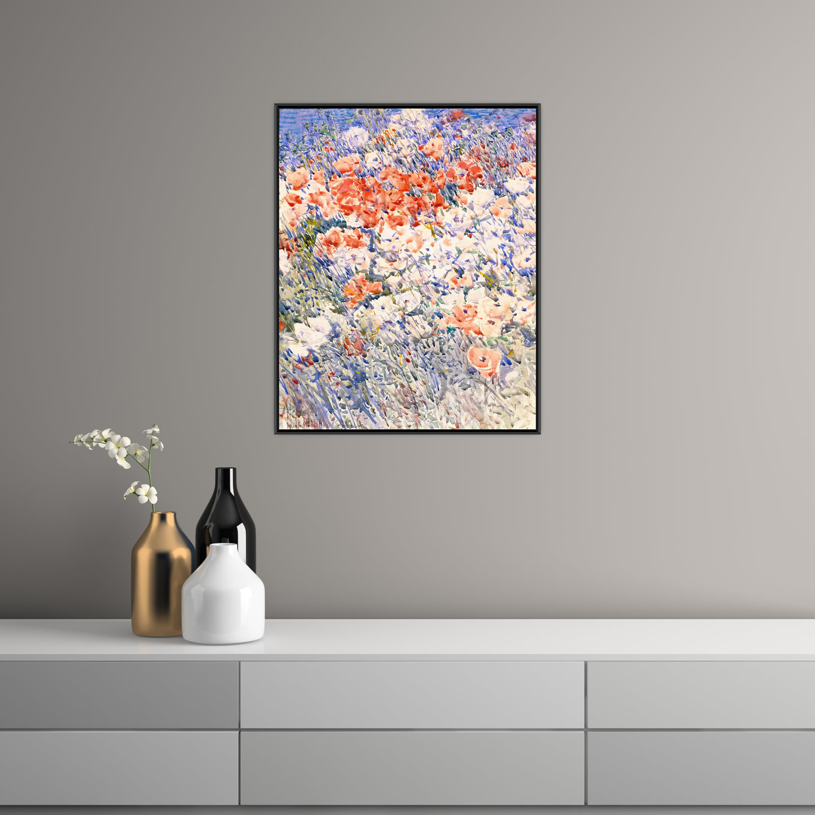 Umetnička slika The Island Garden, Childe Hassam na platnu - NS Canvas Shop