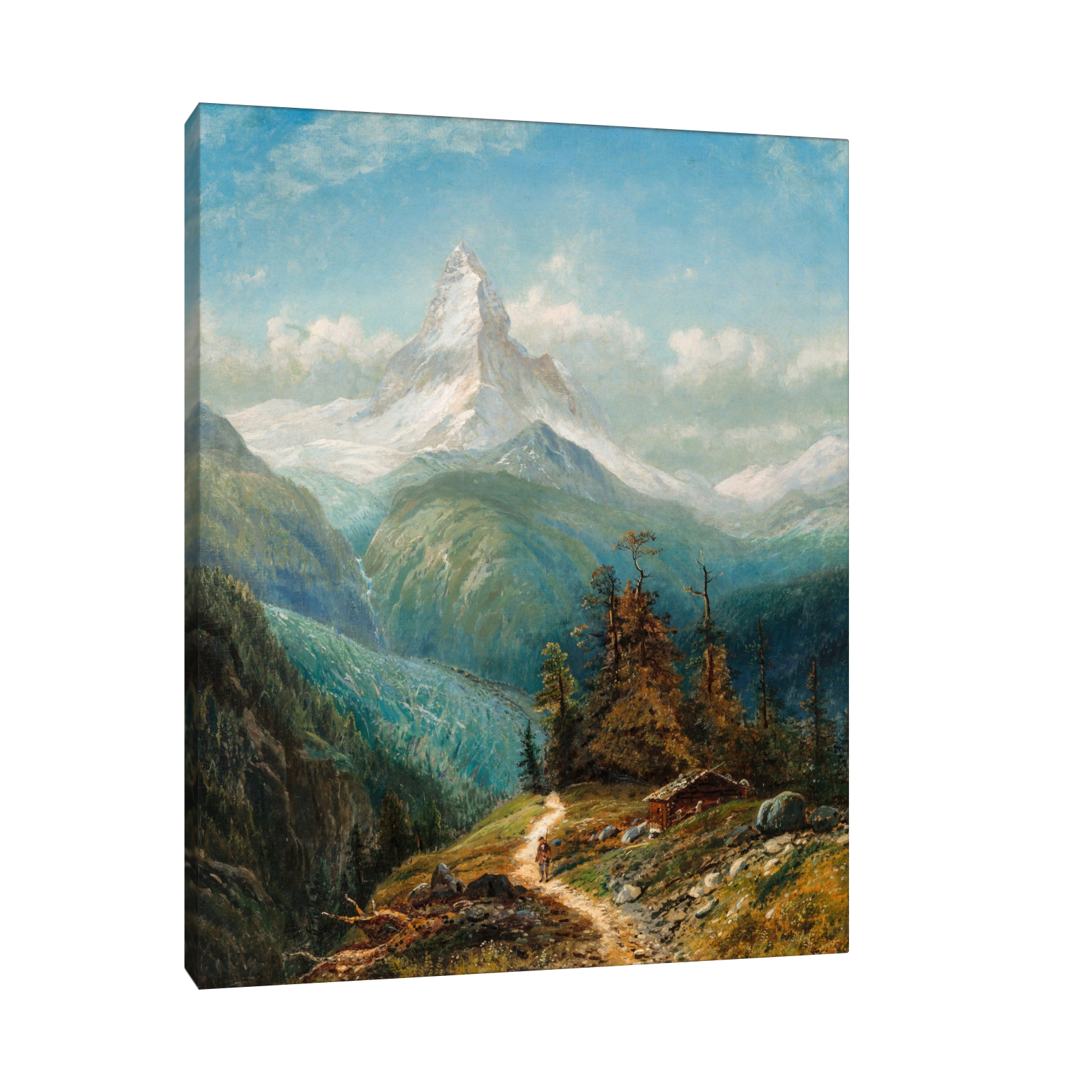 Umetnička slika The Matterhorn, Edmund Darch Lewis na platnu - NS Canvas Shop