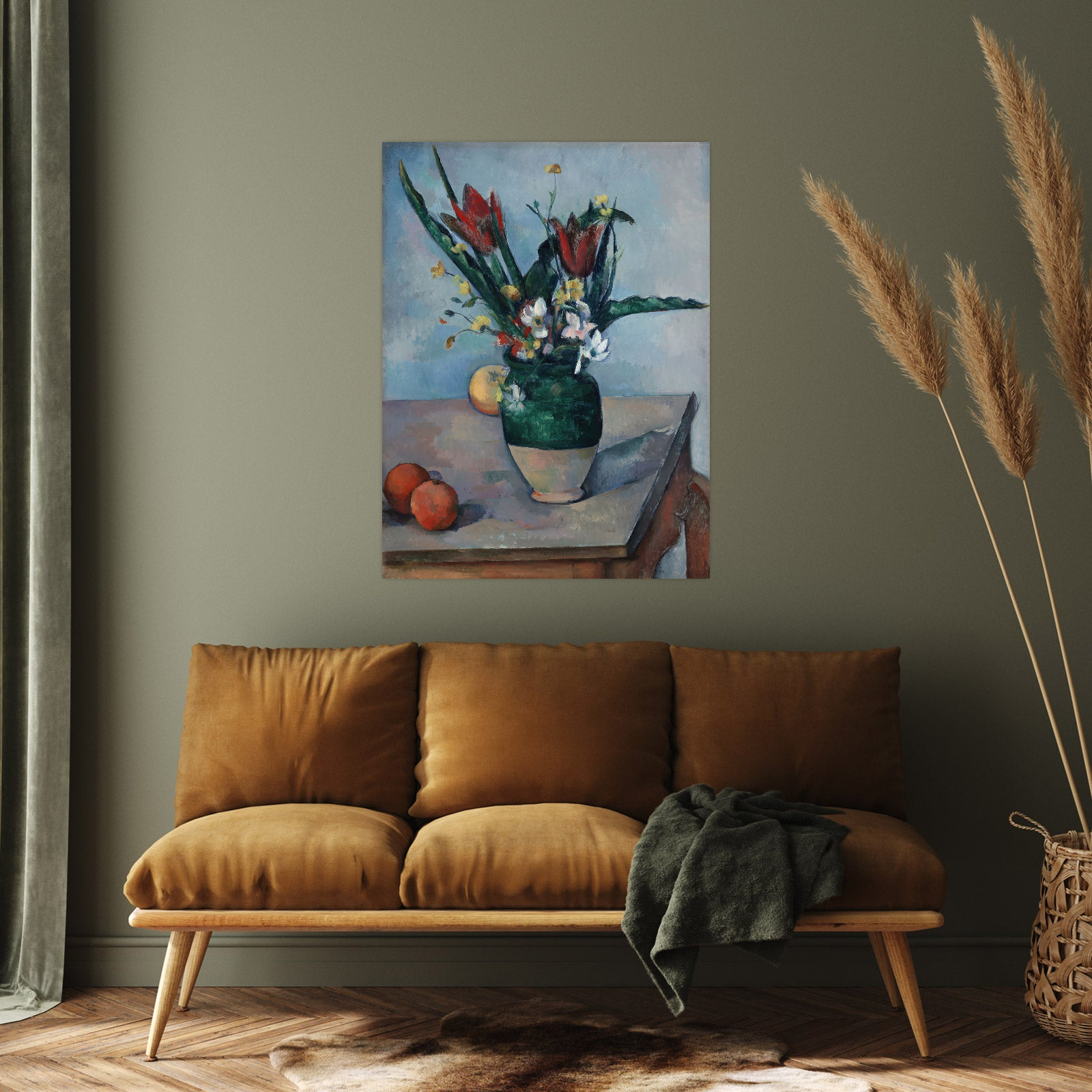 Umetnička slika The Vase of Tulips, Paul Cézanne na platnu - NS Canvas Shop