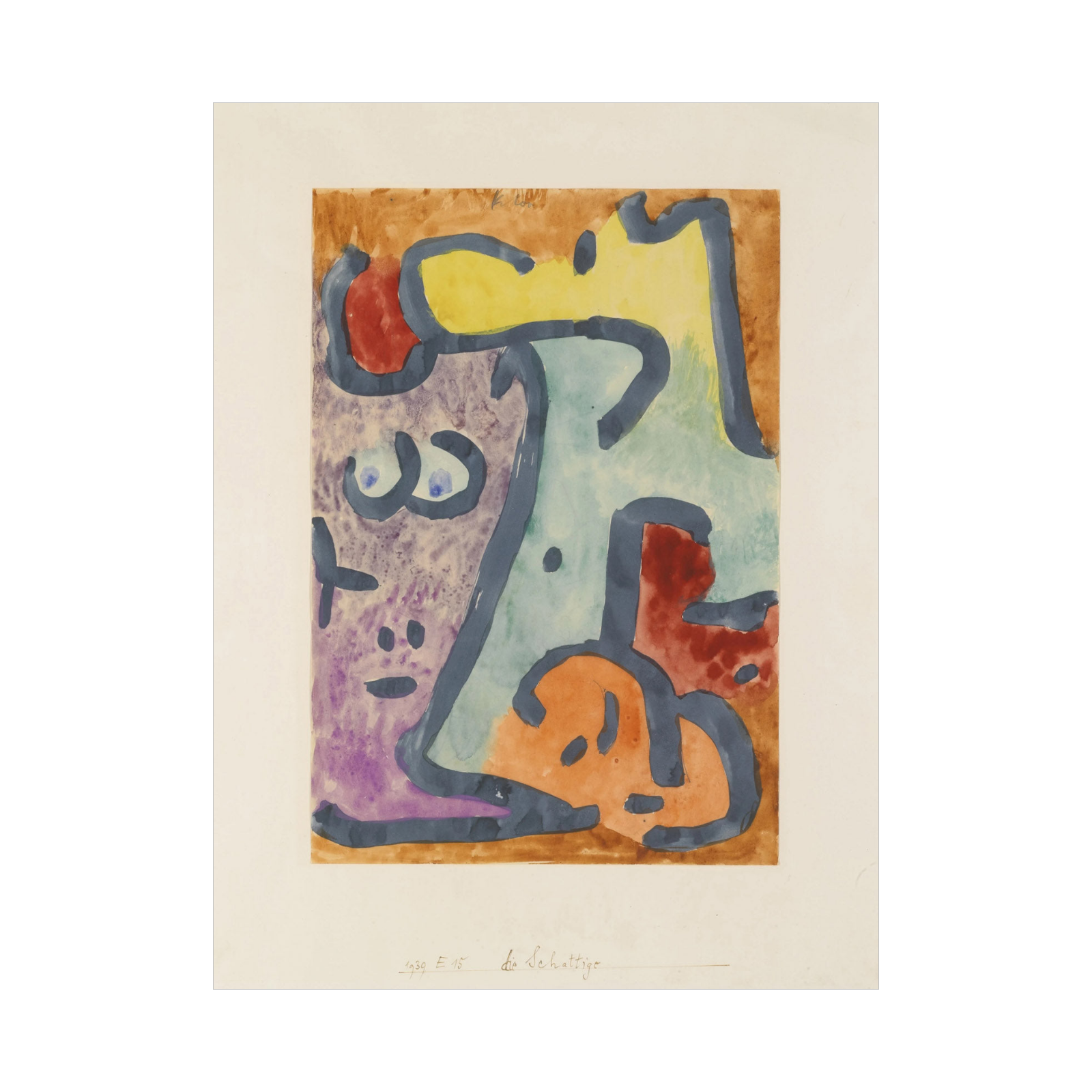 Umetnička slika The shadowy one, Paul Klee na platnu - NS Canvas Shop
