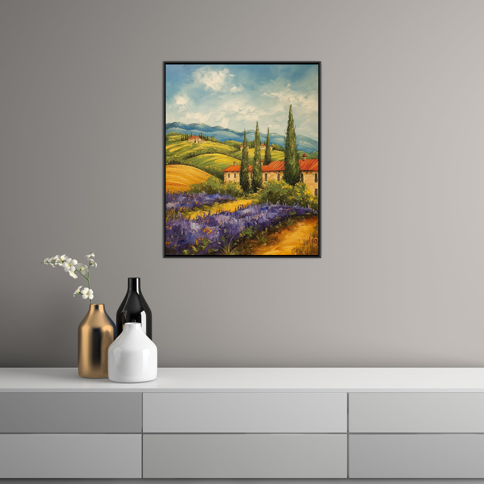 Umetnička slika Toskana na platnu - NS Canvas Shop